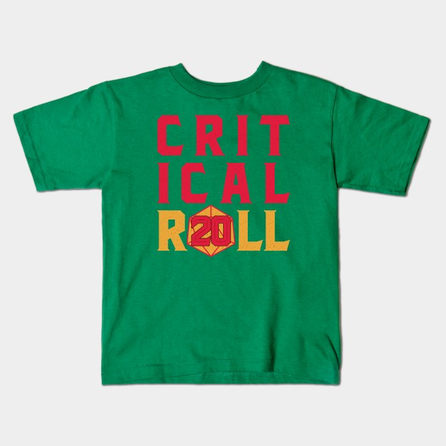CRITICAL ROLL Kids T-Shirt by DCLawrenceUK